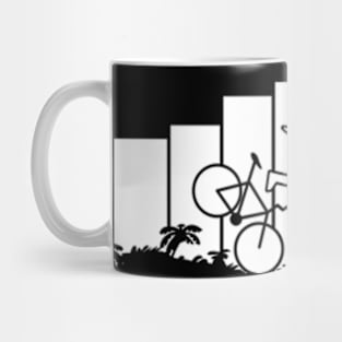 Flying cyclist Mug